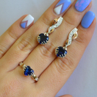 Набір срібний серце в руках