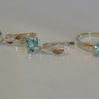 Набір срібний серце в руках