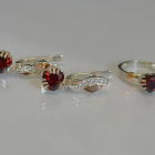 Набір срібний серце в руках