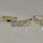 Набір срібний серце в руках