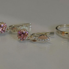 Набір срібний серце в руках