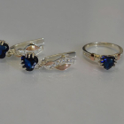 Набір срібний серце в руках