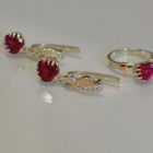 Набір срібний серце в руках