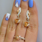 Набір срібний серце в руках