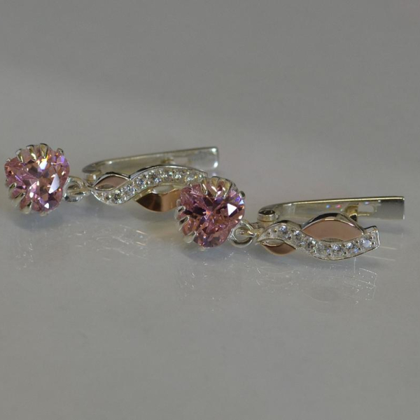 Сережки Сердце в руках