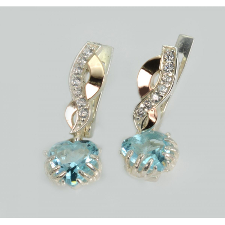 Серьги Сердце в руках