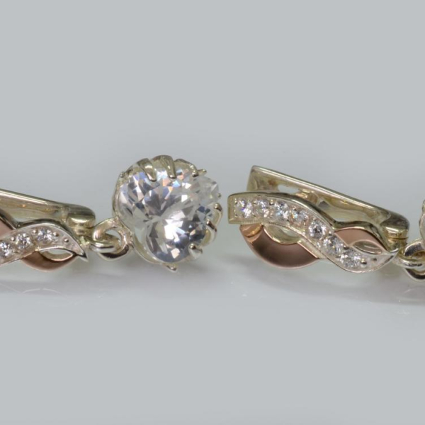 Сережки Сердце в руках