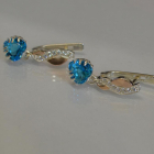 Сережки Сердце в руках