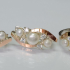 Серебряный набор с жемчугом