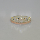 Срібна корона з жемчугом