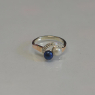 Срібна каблучка з жемчугом