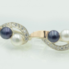 Срібні сережки з перлами