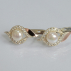 Срібні сережки з перлинами