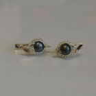 Срібні сережки з перлинами