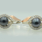 Срібні сережки з перлинами