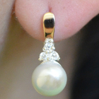 Срібні сережки з жемчугом