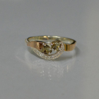 Срібна каблучка з серцями