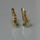 Срібні сережки з серцями