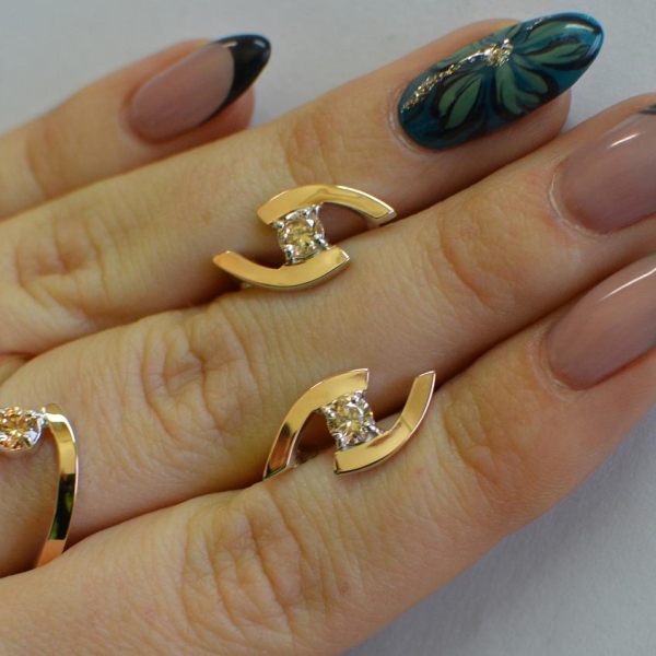 Серебряный гарнитур