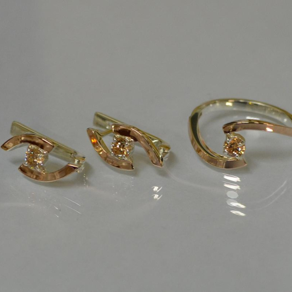 Серебряный гарнитур