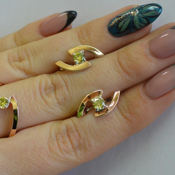 Серебряный гарнитур