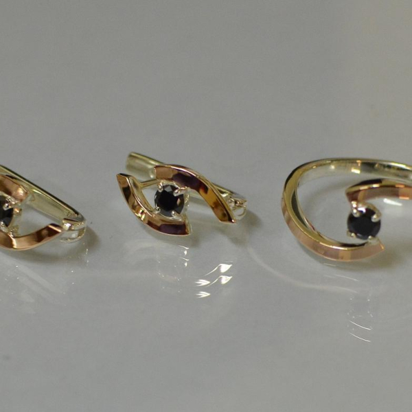 Серебряный гарнитур