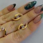 Серебряный гарнитур