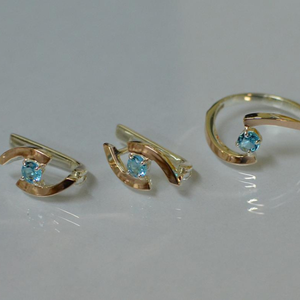 Серебряный гарнитур