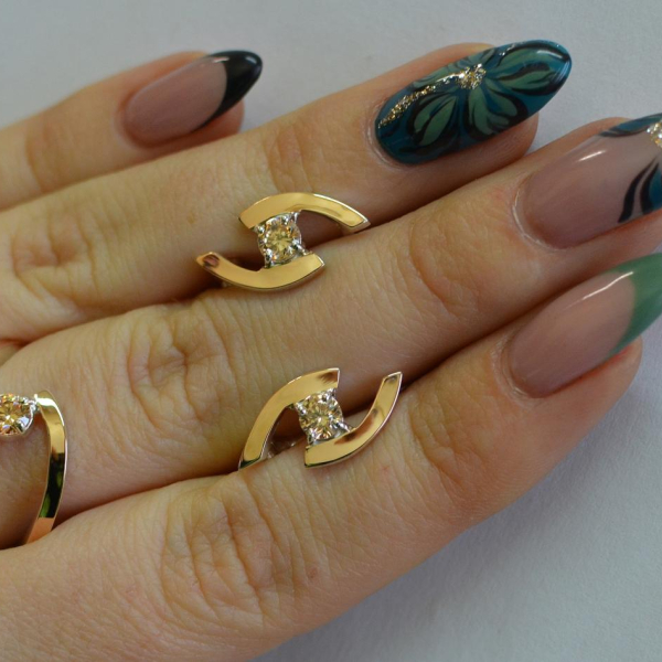 Серебряный гарнитур