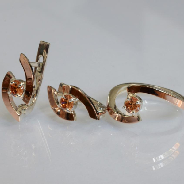 Серебряный гарнитур