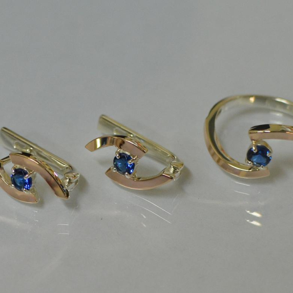 Серебряный гарнитур