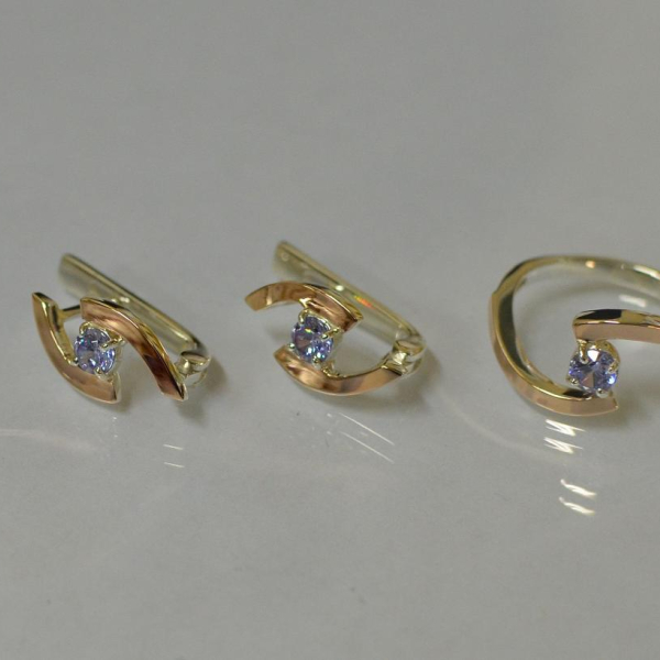 Серебряный гарнитур