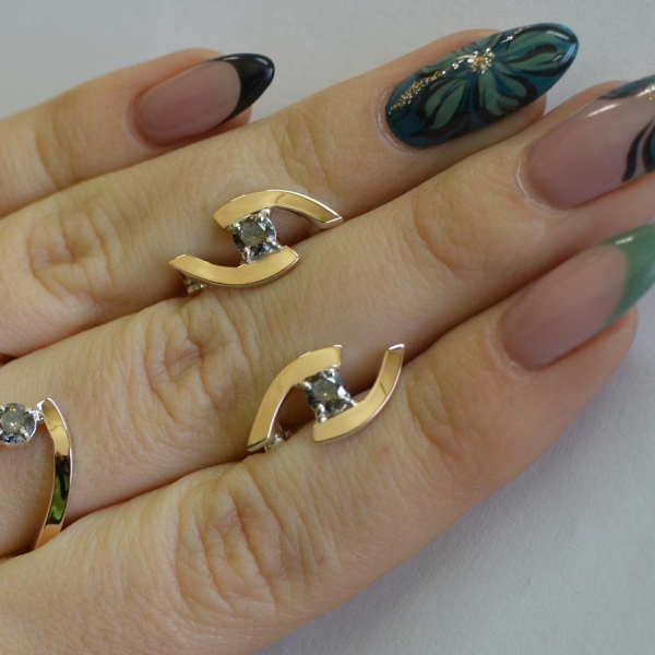 Серебряный гарнитур