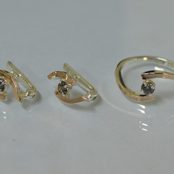 Серебряный гарнитур