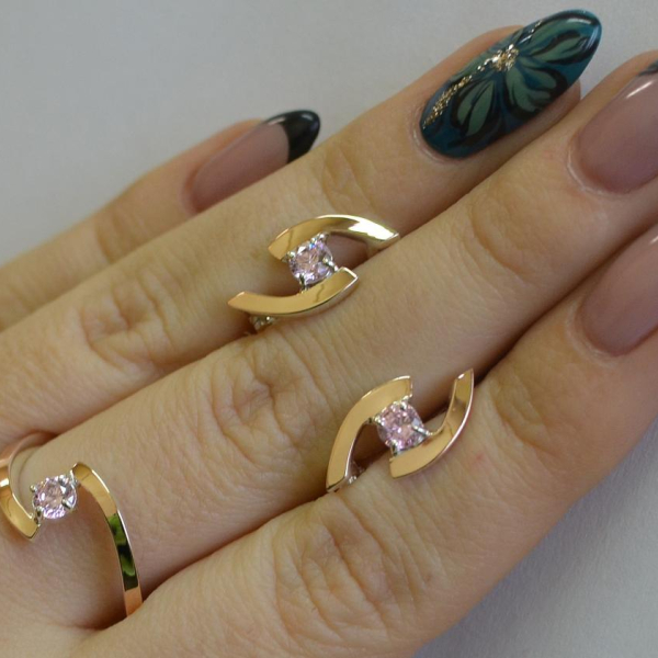 Серебряный гарнитур