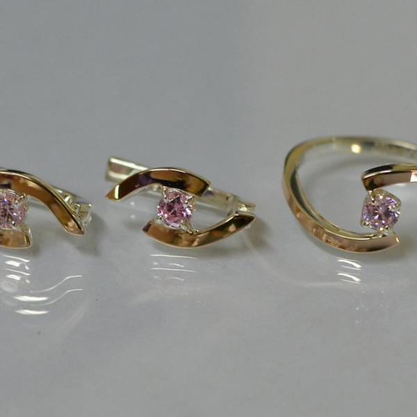 Серебряный гарнитур