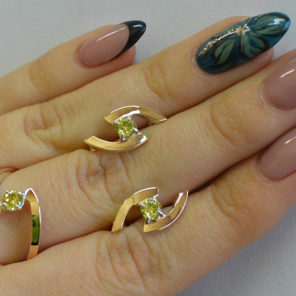 Серебряный гарнитур