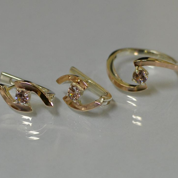 Серебряный гарнитур