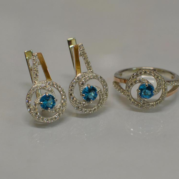 Серебряный набор