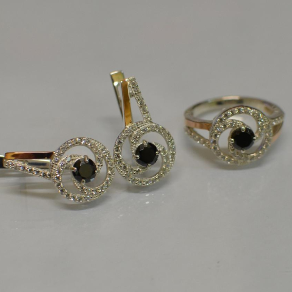 Серебряный набор