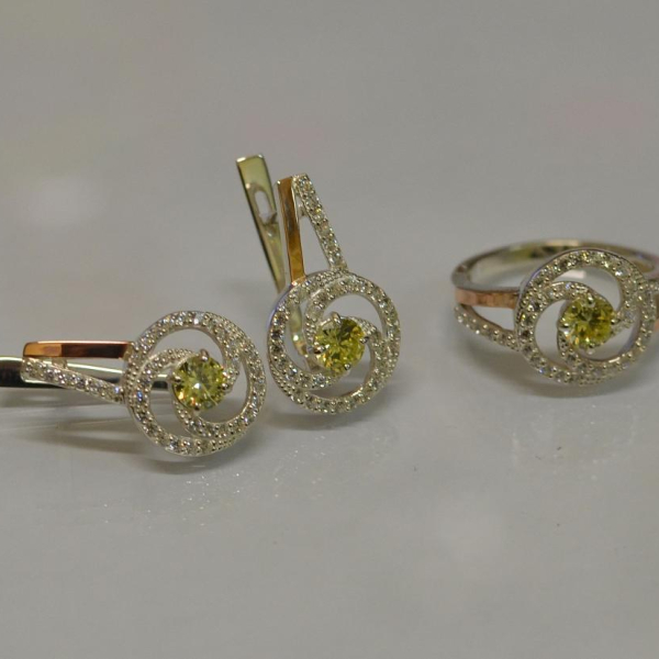 Серебряный набор