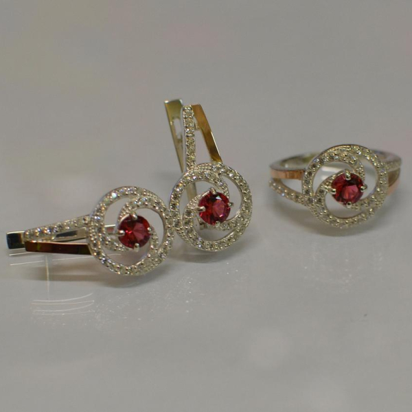 Серебряный набор