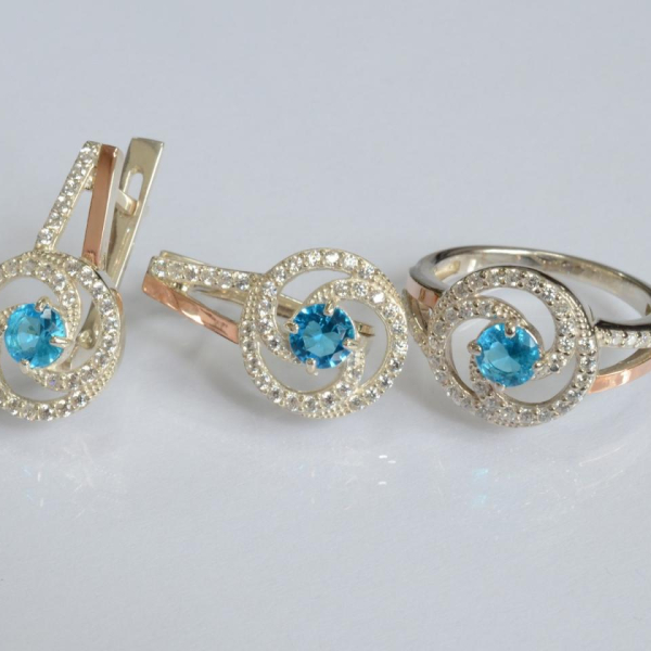 Серебряный набор