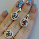 Серебряный набор