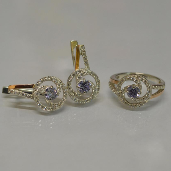 Серебряный набор