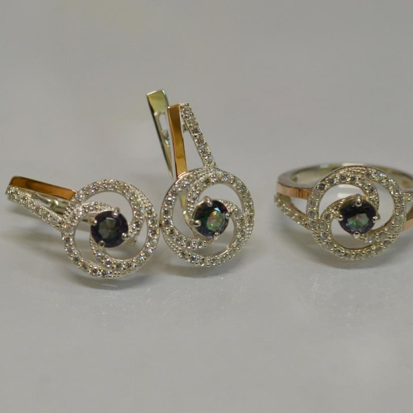 Серебряный набор