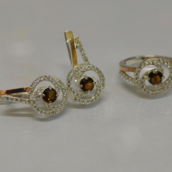 Серебряный набор