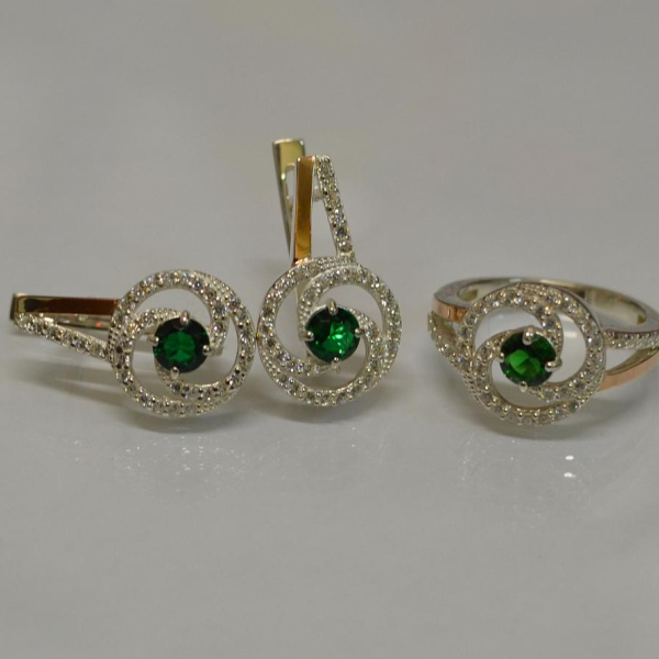 Серебряный набор