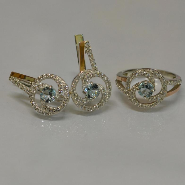 Серебряный набор