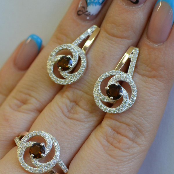 Серебряный набор